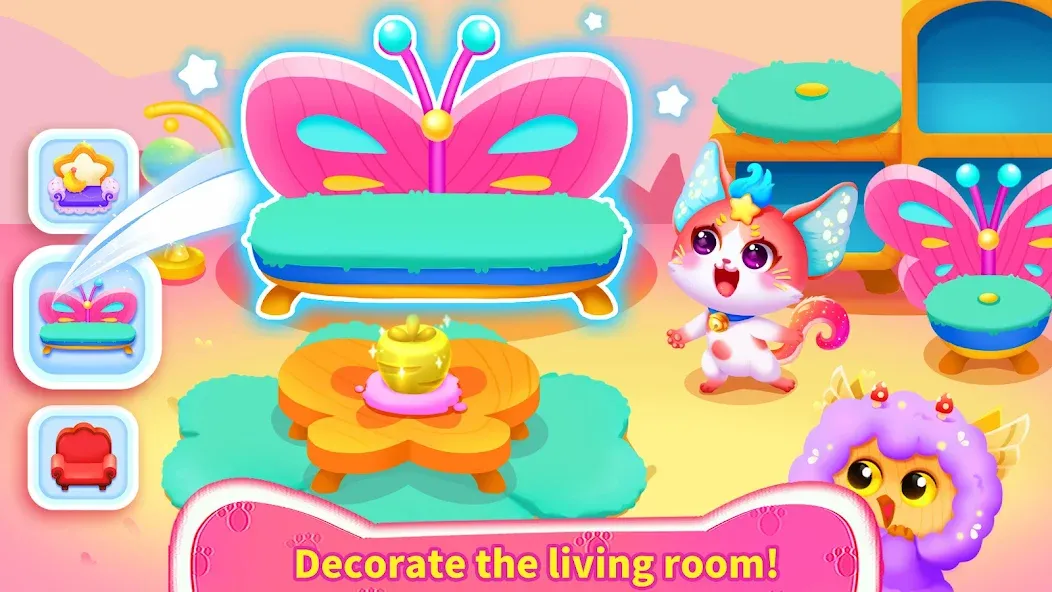 Little Panda's Cat Game [МОД Premium] APK Android Screenshot 4