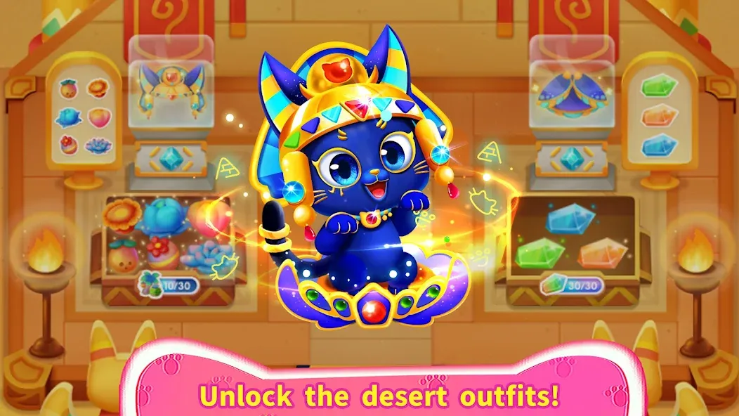 Little Panda's Cat Game [МОД Premium] APK Android Screenshot 5