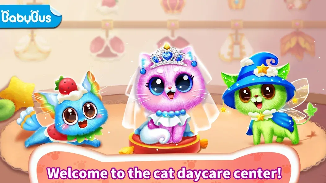 Little Panda: Baby Cat Daycare [МОД Все открыто] APK Android Screenshot 1