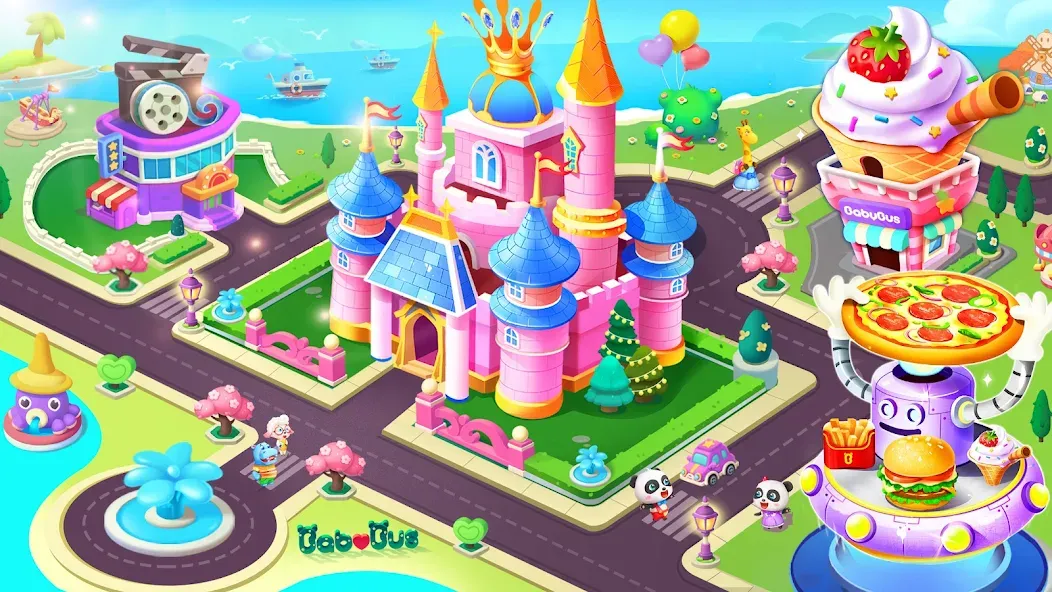Baby Panda's City [МОД Много денег] APK Android Screenshot 1