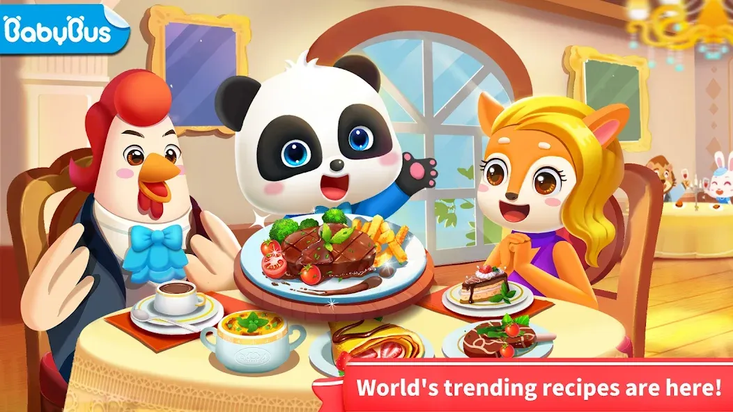 Little Panda's World Recipes [МОД Все открыто] APK Android Screenshot 1