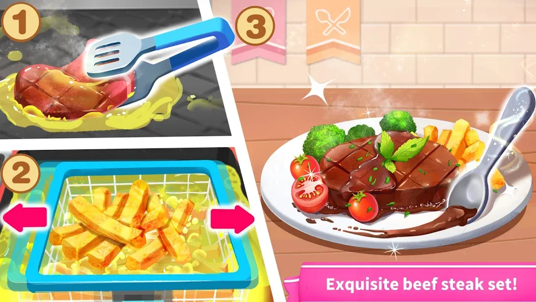 Little Panda's World Recipes [МОД Все открыто] APK Android Screenshot 2