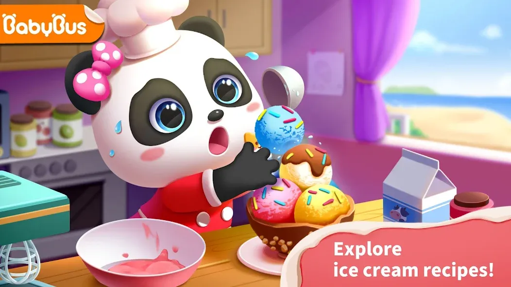 Baby Panda’s Ice Cream Shop [МОД Premium] APK Android Screenshot 1