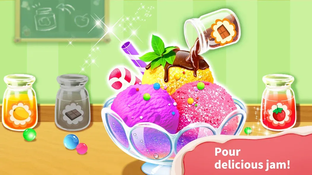 Baby Panda’s Ice Cream Shop [МОД Premium] APK Android Screenshot 2