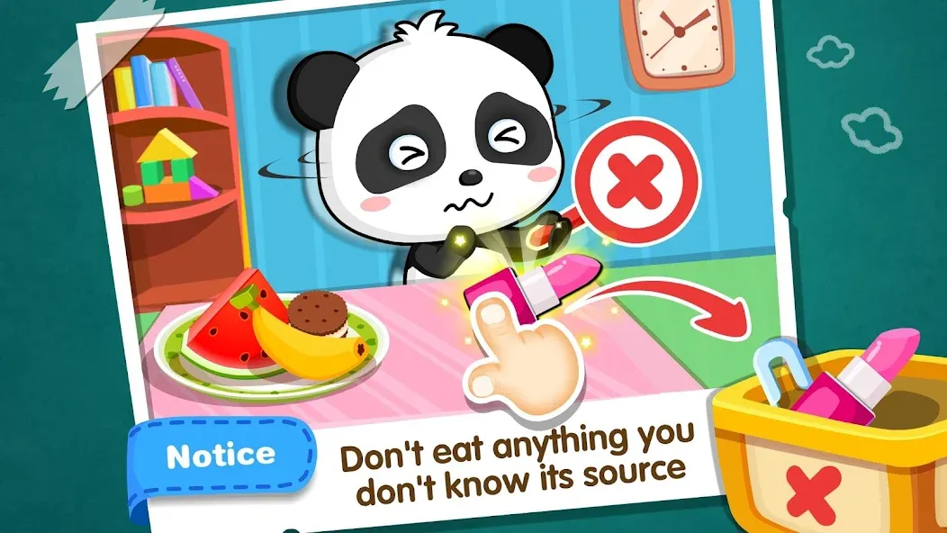 Baby Panda Home Safety [МОД Бесконечные монеты] APK Android Screenshot 2