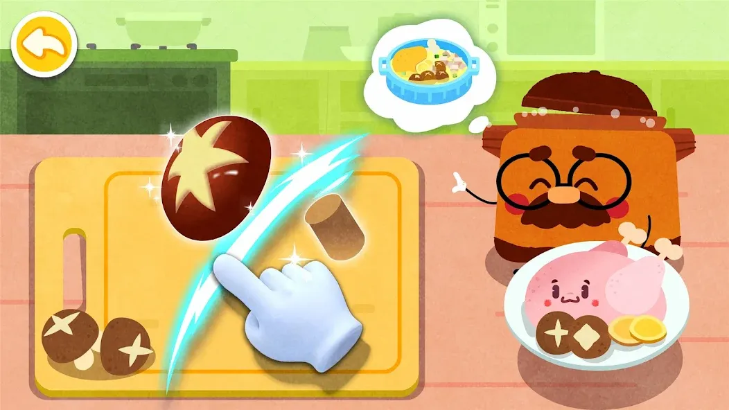Baby Panda's Kitchen Party [МОД Бесконечные монеты] APK Android Screenshot 2