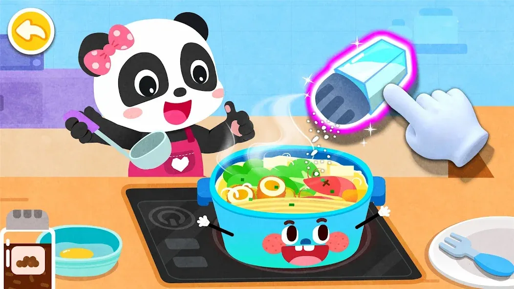 Baby Panda's Kitchen Party [МОД Бесконечные монеты] APK Android Screenshot 3