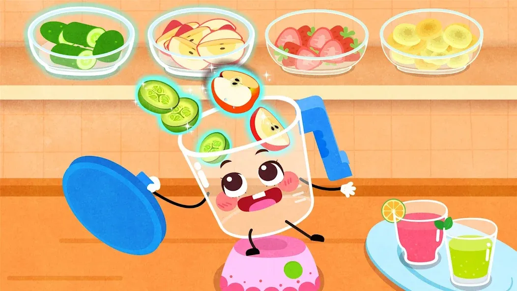 Baby Panda's Kitchen Party [МОД Бесконечные монеты] APK Android Screenshot 4