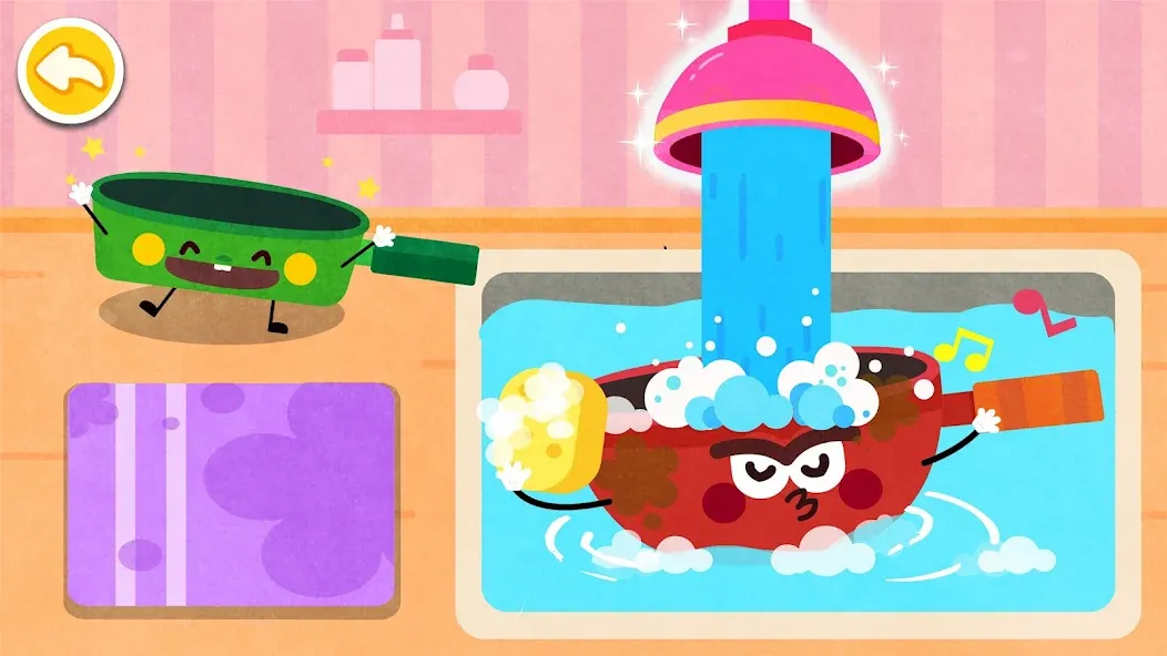Baby Panda's Kitchen Party [МОД Бесконечные монеты] APK Android Screenshot 5