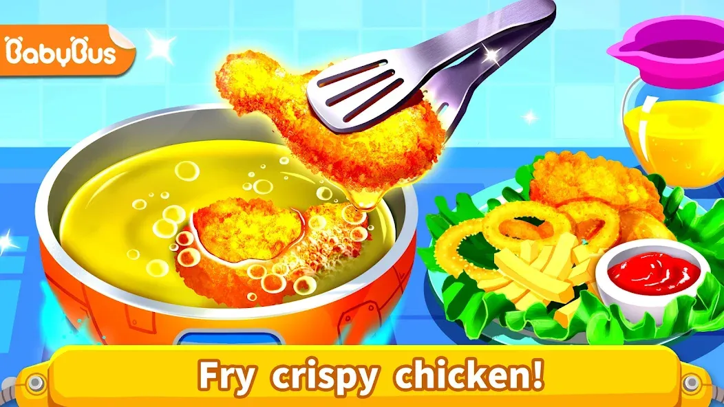 Little Panda's Space Kitchen [МОД Mega Pack] APK Android Screenshot 1