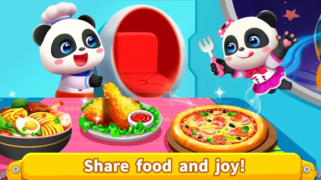 Little Panda's Space Kitchen [МОД Mega Pack] APK Android Screenshot 4