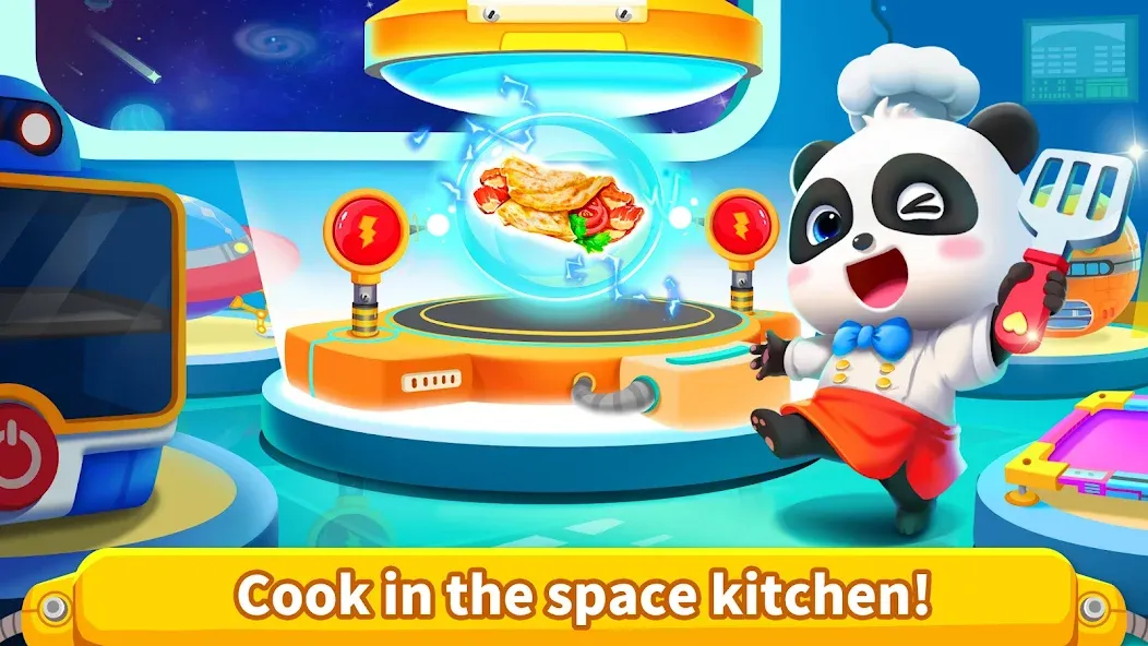 Little Panda's Space Kitchen [МОД Mega Pack] APK Android Screenshot 5