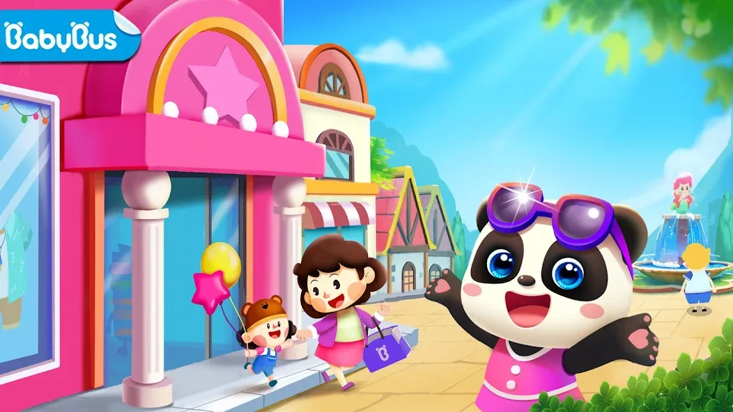 Little Panda's Town: Mall [МОД Все открыто] APK Android Screenshot 1