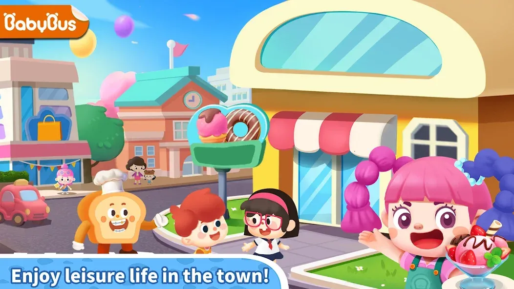 Little Panda's Town: Street [МОД Mega Pack] APK Android Screenshot 1