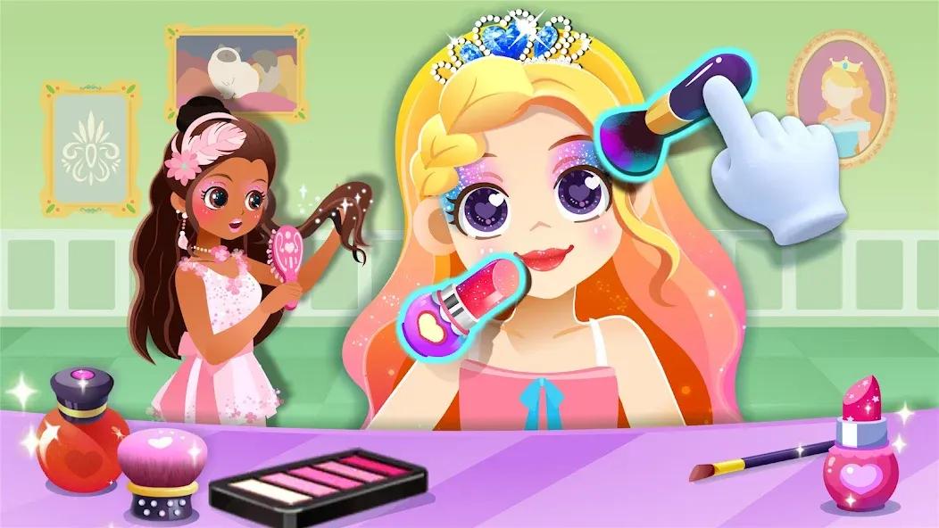 Little Panda: Princess Makeup [МОД Все открыто] APK Android Screenshot 2
