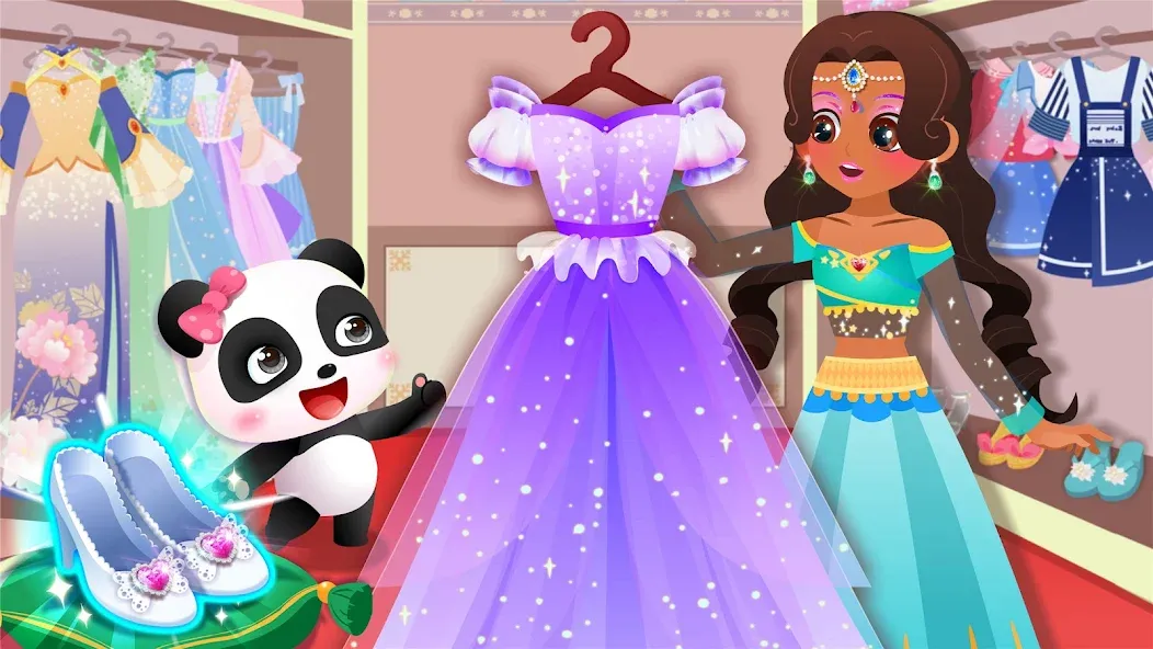 Little Panda: Princess Makeup [МОД Все открыто] APK Android Screenshot 4