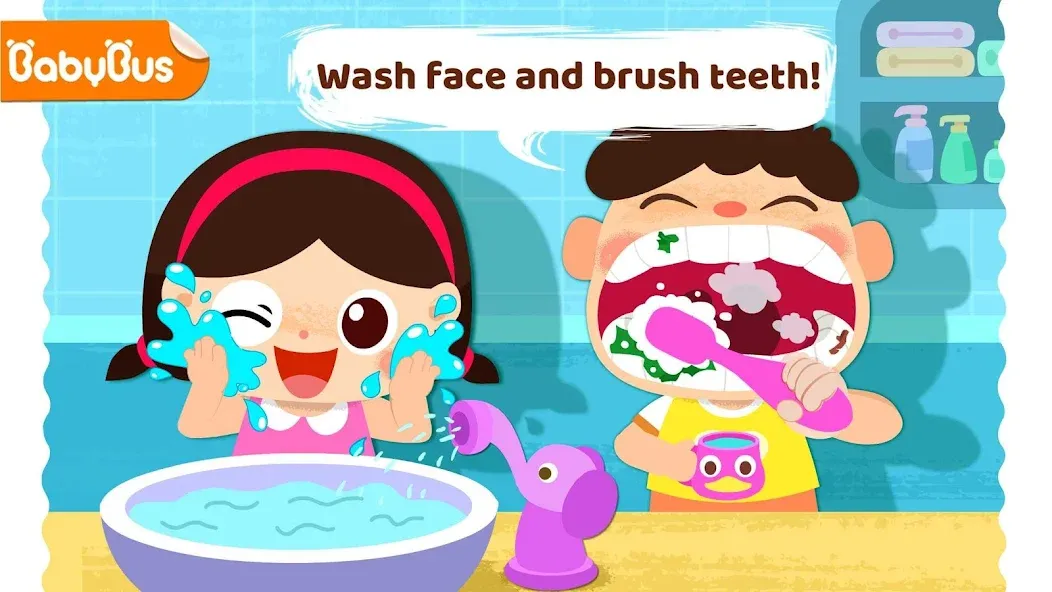Baby Panda's Daily Habits [МОД Unlocked] APK Android Screenshot 1
