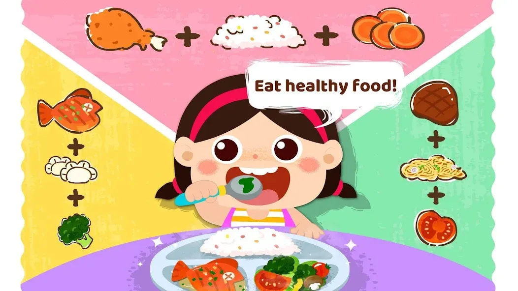 Baby Panda's Daily Habits [МОД Unlocked] APK Android Screenshot 2