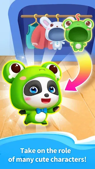 Talking Baby Panda-Virtual Pet [МОД Mega Pack] APK Android Screenshot 2
