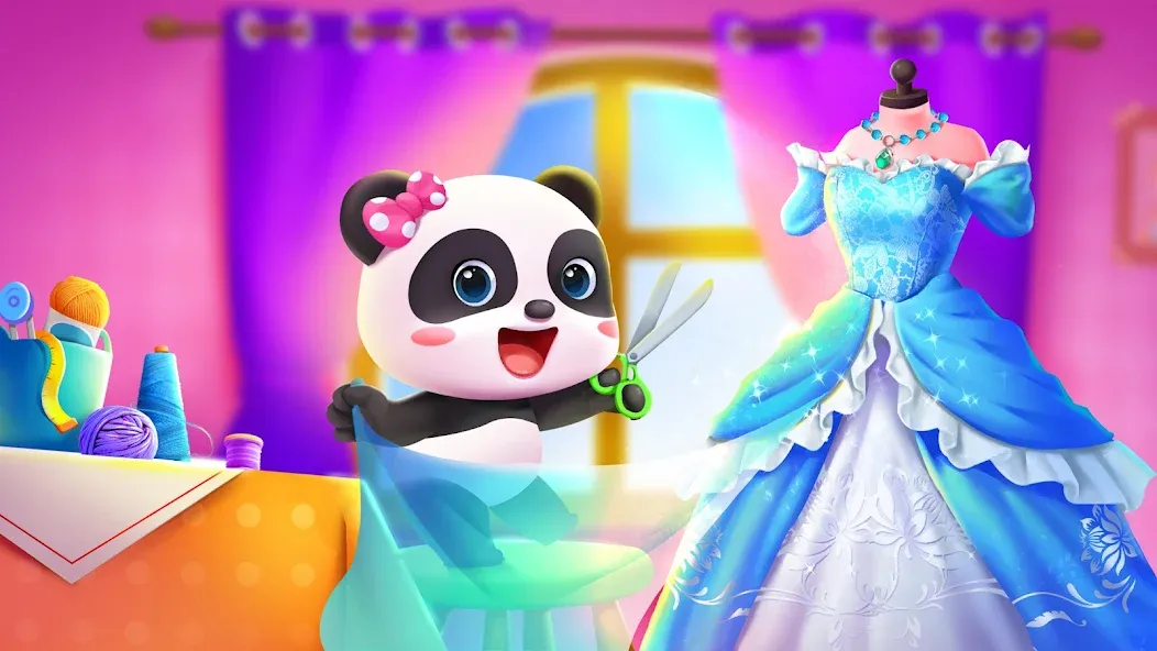 Baby Panda's Fashion Dress Up [МОД Unlocked] APK Android Screenshot 1