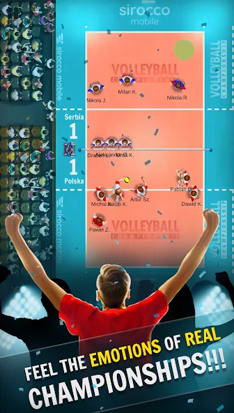Volleyball Championship (Волейбольный чемпионат) [МОД Меню] APK Android Screenshot 1
