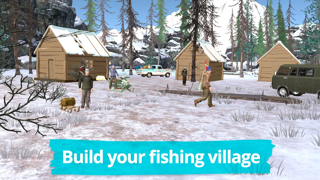 Fishing in the Winter. Lakes. [МОД Premium] APK Android Screenshot 2