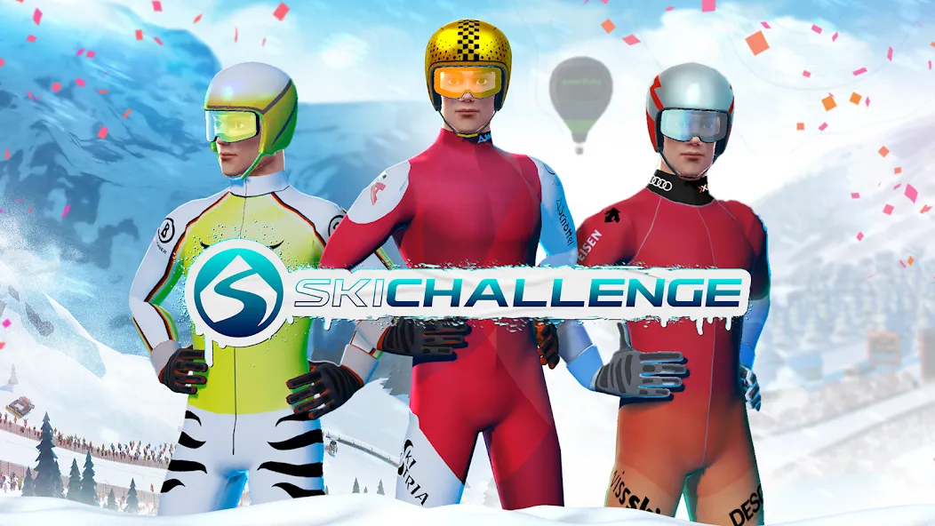 Ski Challenge (Ски Челлендж) [МОД Бесконечные монеты] APK Android Screenshot 1