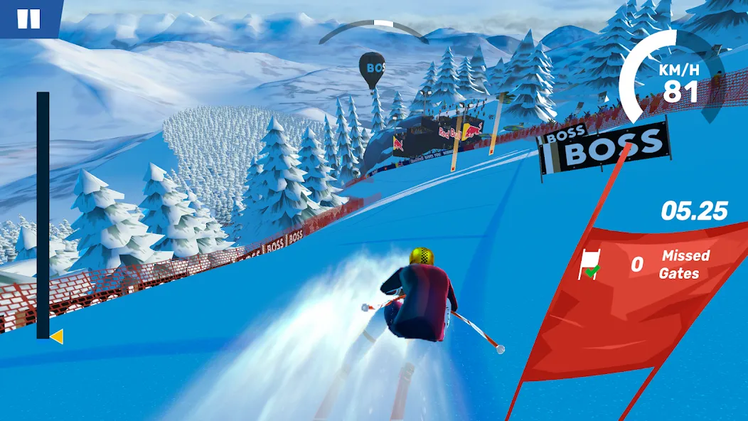 Ski Challenge (Ски Челлендж) [МОД Бесконечные монеты] APK Android Screenshot 2