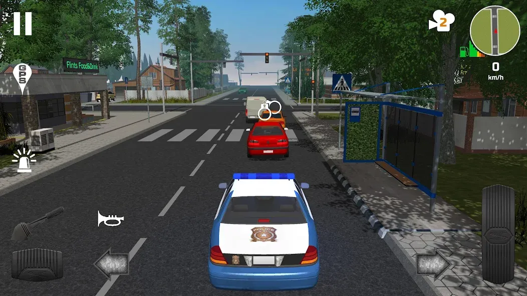 Police Patrol Simulator (Полицейский патрульный симулятор) [МОД Меню] APK Android Screenshot 2