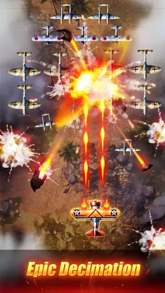 Sky Survivor: WWII Aircraft Sh (Скай Сурвайвер) [МОД Premium] APK Android Screenshot 1