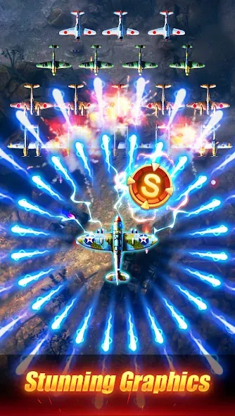 Sky Survivor: WWII Aircraft Sh (Скай Сурвайвер) [МОД Premium] APK Android Screenshot 5