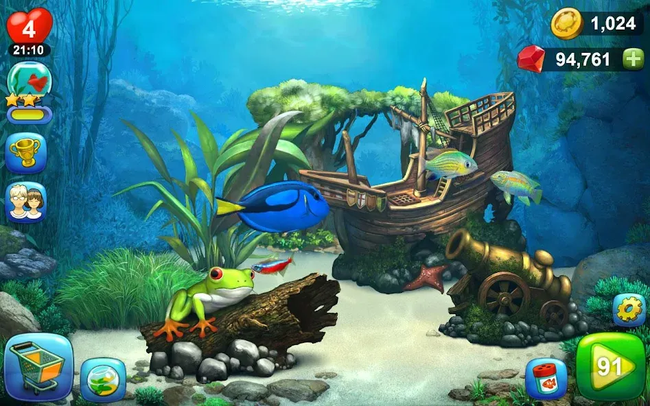 Aquantika [МОД Много денег] APK Android Screenshot 4