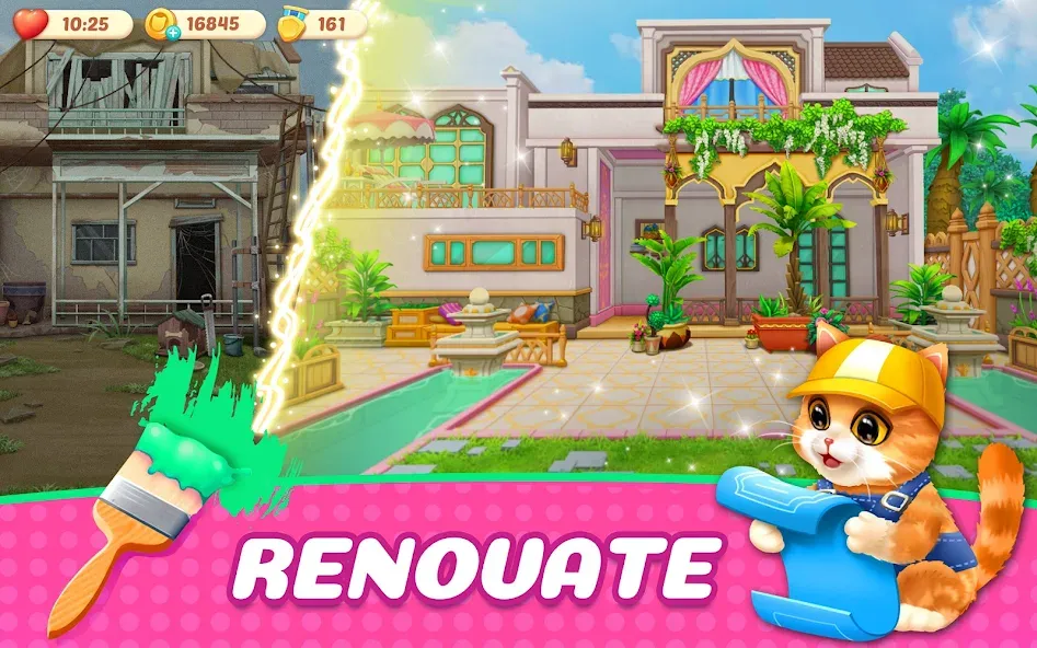 Kitten Match (Киттен Матч) [МОД Много денег] APK Android Screenshot 3