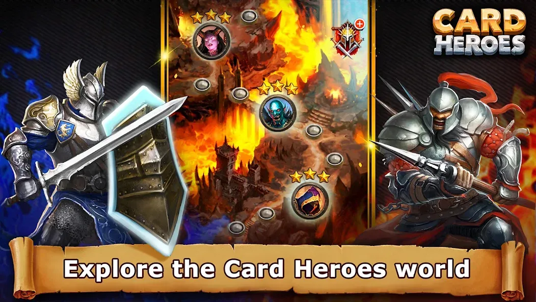 Card Heroes: TCG/CCG deck Wars (Кард Хироес) [МОД Unlocked] APK Android Screenshot 3
