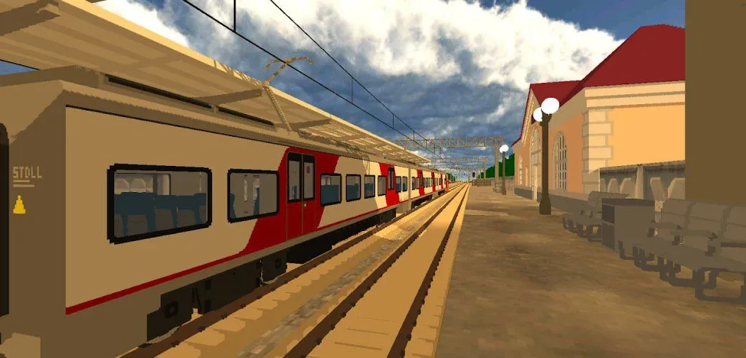 SkyRail - симулятор поезда СНГ (кайрейл) [МОД Бесконечные монеты] APK Android Screenshot 4