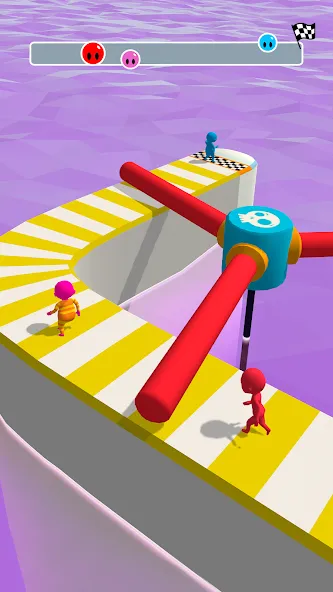 Fun Race 3D — Run and Parkour (Фан Рэйс 3Д) [МОД Unlocked] APK Android Screenshot 1