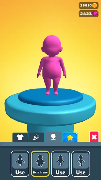 Fun Race 3D — Run and Parkour (Фан Рэйс 3Д) [МОД Unlocked] APK Android Screenshot 4