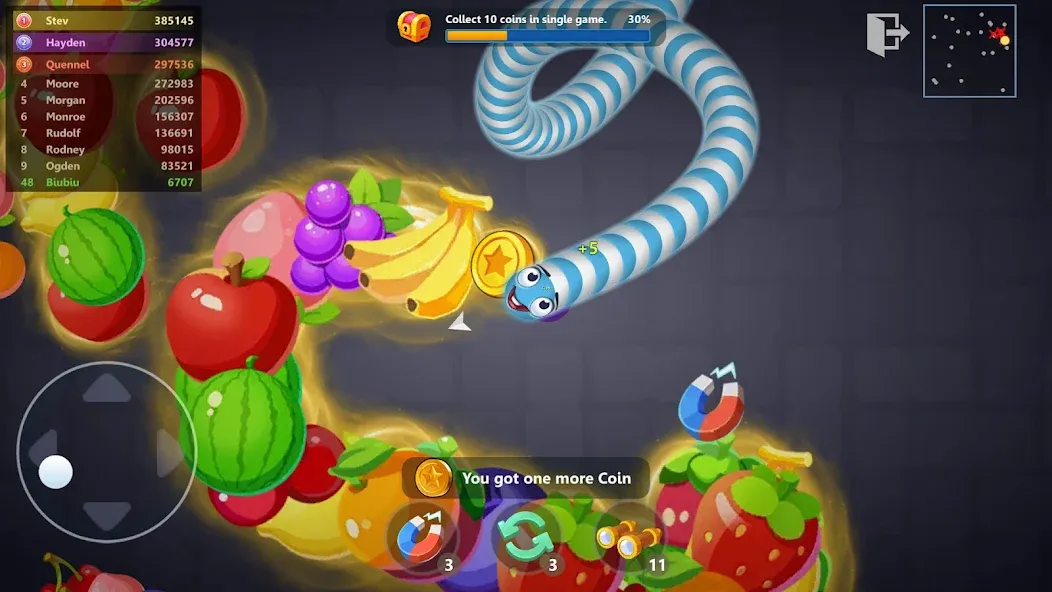 Snake War™ Hungry Worm.io Game (Снейк Вар) [МОД Все открыто] APK Android Screenshot 1