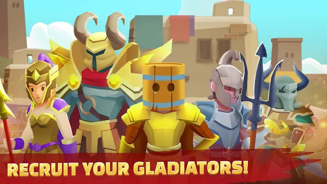 Gladiators Arena: Idle Tycoon (Гладиаторская арена) [МОД Много денег] APK Android Screenshot 5