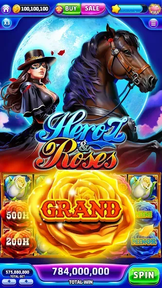 Jackpotland-Vegas Casino Slots (Джекпотлэнд) [МОД Все открыто] APK Android Screenshot 1