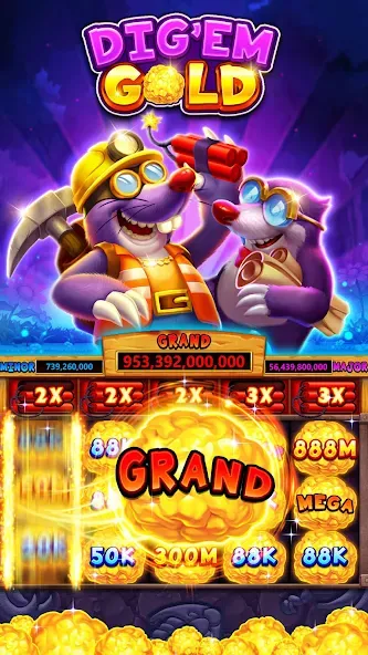 Fat Cat Casino - Slots Game (Фэт Кэт Казино) [МОД Unlocked] APK Android Screenshot 1