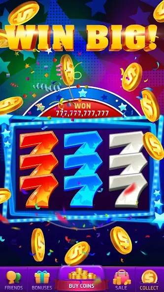777 Casino – vegas slots games (Казино) [МОД Бесконечные монеты] APK Android Screenshot 2