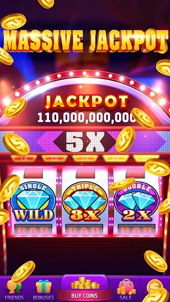 777 Casino – vegas slots games (Казино) [МОД Бесконечные монеты] APK Android Screenshot 3