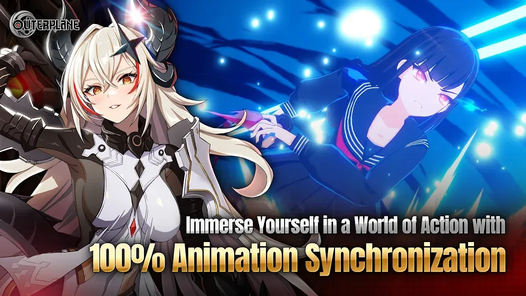 OUTERPLANE - Strategy Anime (АУТЕРПЛЕЙН) [МОД Много денег] APK Android Screenshot 5