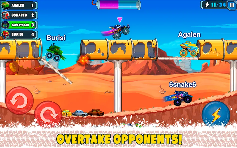 Car Eats Car Multiplayer Race (Кар Итс Кар) [МОД Меню] APK Android Screenshot 1
