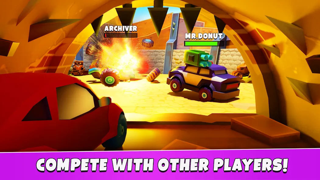 Car Eats Car 5 - Battle Arena (С тс Са 5) [МОД Много денег] APK Android Screenshot 2