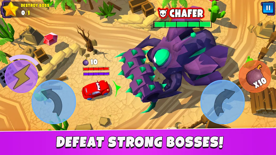 Car Eats Car 5 - Battle Arena (С тс Са 5) [МОД Много денег] APK Android Screenshot 4