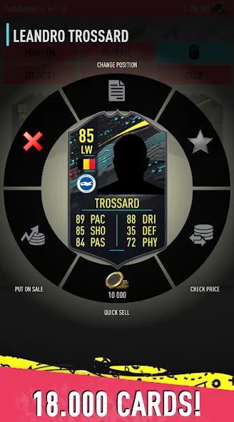 Pack Opener for FUT 20 by SMOQ (Пак открыватель для  20 от ) [МОД Много денег] APK Android Screenshot 4