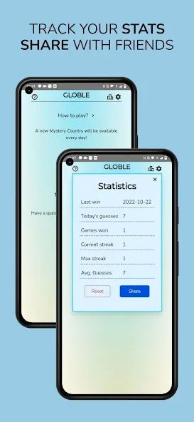 Globle - Country Guess Game (Глоубл) [МОД Бесконечные монеты] APK Android Screenshot 2