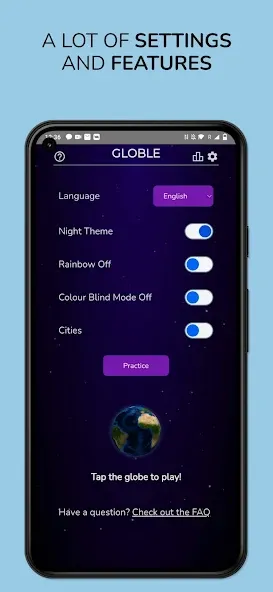 Globle - Country Guess Game (Глоубл) [МОД Бесконечные монеты] APK Android Screenshot 4
